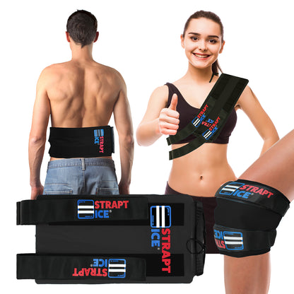 STRAPT ICE - Reusable Ice Pack with Adjustable Straps