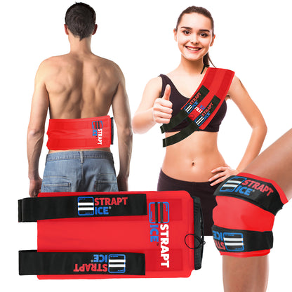 STRAPT ICE - Reusable Ice Pack with Adjustable Straps